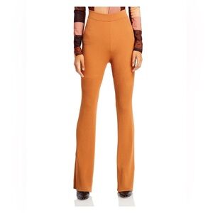 A.L.C. Logan Stretch Ribbed Knit Flare Pants NWT sz XS